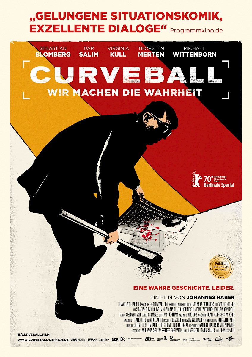 With "Curveball - Wir machen die Wahrheit" the Hamburg company Bon Voyage Films won the German Film Award 2021 in bronze, Thorsten Merten was awarded best supporting actor. | MOIN Filmförderung